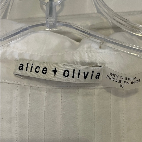 Alice + Olivia White Lace Mini Dress - Picture 8 of 10